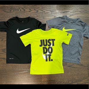 Nike Dri-Fit Tees, 3-pack, Size 5